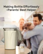 Grownsy 32OZ Baby Formula Mixer Pitcher, Rechargeable Electric Formula Mixing Pitcher, Automatically Mixing for Formula Powder Without Air Bubbles or Lumping,BPA Free,Easy to Clean - Image 8